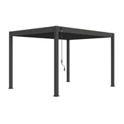Rojaplast Bioklimatska pergola INTRO PLUS 4x3m, aluminij - prostostoječa - Z MONTAŽO