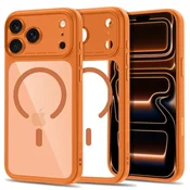 Tech-protect MagPeak MagSafe CC ovitek za iPhone 17 Pro/18 Pro, oranžen