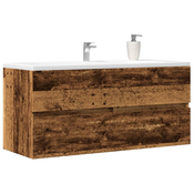 Ormaric za umivaonik boja drva 100x38,5x45 cm konstruirano drvo