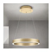 Orion- LED prigušiva luster na sajli KOLK LED/40W/230V 2700/3000/4000K precnik 40 cm zlatna