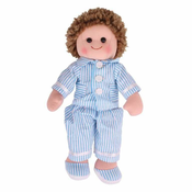 Bigjigs Toys Platnena lutka Arthur 34 cm