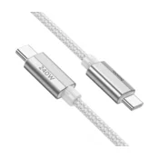 Hoco Podatkovni polnilni kabel U134 Type C na Type C 1,8m 240W 5A - siva pletena
