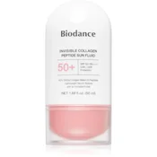 Biodance Invisible Collagen Peptide Sun Fluid emulzija za sončenje s kolagenom SPF 50+ 50 ml