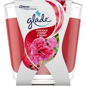 Dišeča sveča Glade Luscious Cherry & Peony, 112 g