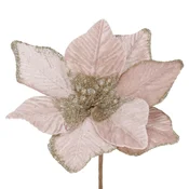 springos BOŽIČNI OKRASEK BETLEHEMSKA ZVEZDA ROZA KONČASTI BLEŠČICE 25CM BOŽIČEK, (21638353)