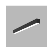 LED2 - LED stropna svetilka NOLI LED/30W/230V 3000/3500/4000K 90 cm črna