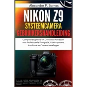 Nikon Z9 Systeemcamera Gebruikershandleiding