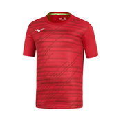 MIZUNO Funkcionalna majica rdeča/temno rdeča/bela