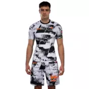 Venum Kompresiona majica Rashguard UFC Zenith Authentic Fight Week, Kratak rukav, Bela