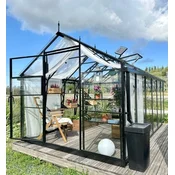 Stekleni rastlinjak - steklenjak - EcoSlider 2,5m širine – 4 mm varnostno steklo - tudi na obroke pri nas!LEANPAY, 1STAVNO-NLB Buy&go