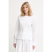 BOSS Bluza Beplum bela