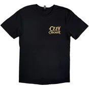 Ozzy Osbourne Patient No. 9 Gold Logo (Back Print) Black L Majica