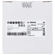 1-delne vlaknene brusilne plošče X-LOCK, O 125 mm, G 80, R444, Expert for Metal