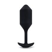 Vibracijski analni čep B-Vibe - Snug Plug 4 XL, črn
