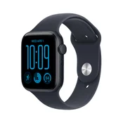 Apple Watch SE 3 GPS 44 mm M/L MJL94ZR/A Ohišje iz aluminija, polnočni športni v trak mornarsko modri barvi