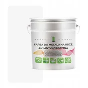 shumee Barva za kovino proti rji 4 v 1 bela RAL9016 I SEE pocinkano jeklo 5L saten
