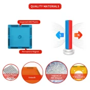 Magnetic Tiles Magnetni set za gradnju Dream Builder 42 komada - Magnetne plocice
