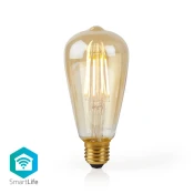 NEDIS SmartHome | WiFi LED Filament Žarulja | E27 | ST64 | 5W | 500 lm