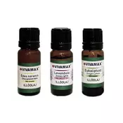 Set eteričnih ulja od 3 komada: slatka naranča, lavanda, eukaliptus (3 x 10 ml)