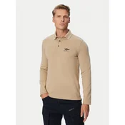 Aeronautica Militare Polo majica 262PO1947UJ00703 Rjava Regular Fit