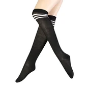 Sokisahtel Nogavice LIZZY cotton knee-highs črna