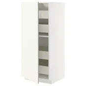 METOD / MAXIMERA Visoki element s fiokama, bela/Vallstena bela, 60x60x140 cm