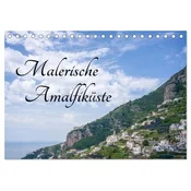 Malerische Amalfiküste (Tischkalender 2025 DIN A5 quer), CALVENDO Monatskalender