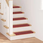 Samoljepljivi stepenasti ulošci 15 pcs Crvena 65 x 21 x 4 cm