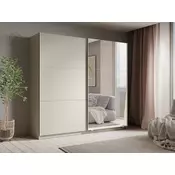 Garderobna omara z drsnimi vrati Luxora 220 cm - kašmir
