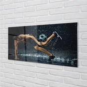 tulup.si Zidna obloga za kuhinju Ball rain man 100x50 cm