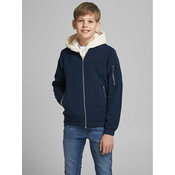 Jack & Jones Junior Prehodna jakna RUSH, modra