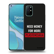 Silikonski črni ovitek za OnePlus 8T - More Balenciaga
