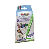 Flomastri Toy Color Jumbo za tekstil, 6 kos