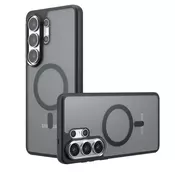 Hibridni ovitek PureFrost MagSafe za Samsung Galaxy S26 Ultra - black