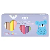 Interdruk Plastelin 12 pastelnih barv mehak plastelin za otroke 1 kos.