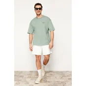 Trendyol Muška majica TMNSS23TS00084, Zelena