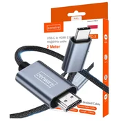 shumee Adapterski kabel USB-C 3.1 tipa C HDMI 2.0 4K 60Hz MHL 2 m Zenwire ZC-3