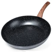 Northix Granitna ponev BLACK&WOOD 32 cm