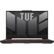 Notebook ASUS TUF Gaming A15 FA507UV-LP014 R9 / 16GB / 512GB SSD / 15,6" FHD IPS 144Hz / NVIDIA GeForce RTX 4060 /  NoOS (Mecha Gray)