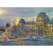 BlueBird - Puzzle Louvre Museum, Paris, France - 1 000 kosov