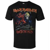 Metal majica moška Iron Maiden - NOTB Run To The Hills Distress - ROCK OFF - IMTEE145MB