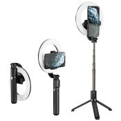 hoco. Držac za smartphone sa svjetlom, 4.7 - 6.5, Bluetooth - LV03 Showfull