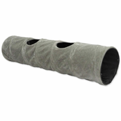 Magic cat Tunel MAGIC CAT XL plyšový šedý 150 cm