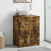vidaXL vidaXL Kopalniška omarica Dimljen hrast 54 x 41 x 70 cm Inženirski les, (5000245594)