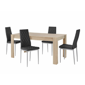 jedilnica set Denton 598 75x90x160cm