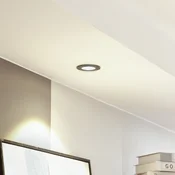 Arcchio LED svetilka Lirin, črna, 2.700K - Dnevna soba/jedilnica - Sodobni - Aluminij
