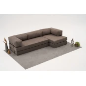 Atelier del Sofa Ugaona garnitura Comfort, 290 cm, Siva