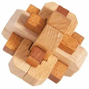 Logicka drvena 3D slagalica Fridolin - Cvor