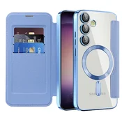 Etui SmartMag Book z Magsafe tehnologijo in RFID denarnico za Samsung Galaxy S23 - light blue