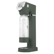 Aparat za gazirano vodo z barometrom in steklenicama 1L in 0,5L Matte Green 55606